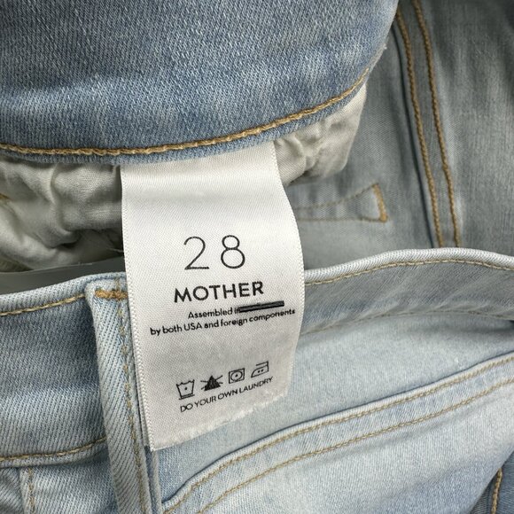 Mother Denim Women’s Looker Ankle Fray Sweet Talk Me Designer Jeans W28.25/L27.5 - Picture 7 of 14